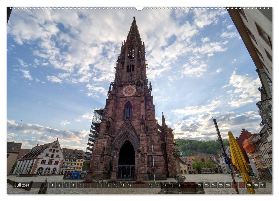 Freiburg - Faces of a City (CALVENDO Premium Wall Calendar 2024) 