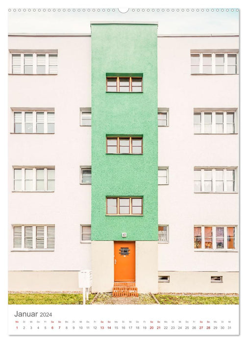 Magdeburg - Modernism - New Building - Bauhaus (CALVENDO wall calendar 2024) 