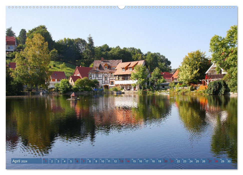 Ilsenburg mit seinem Kloster und Impressionen von Kloster Drübeck (CALVENDO Wandkalender 2024)