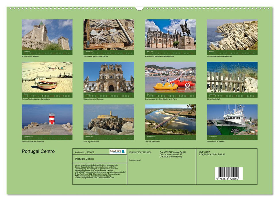 Portugal Centro (CALVENDO wall calendar 2024) 