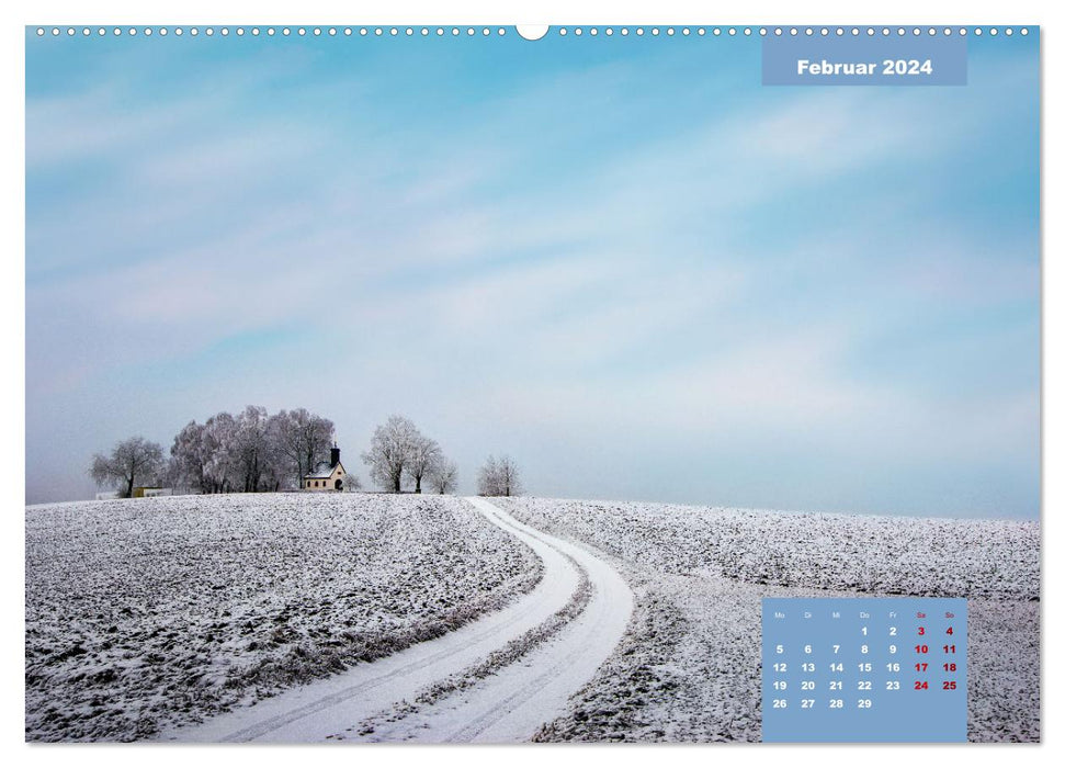 Farbenfrohe Heimat (CALVENDO Premium Wandkalender 2024)