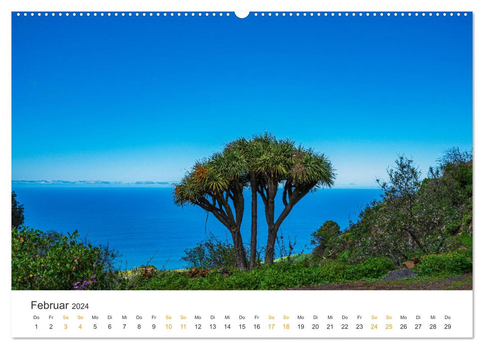 La Palma - Isla Bonita - Landscapes of the Canary Islands (CALVENDO Premium Wall Calendar 2024) 
