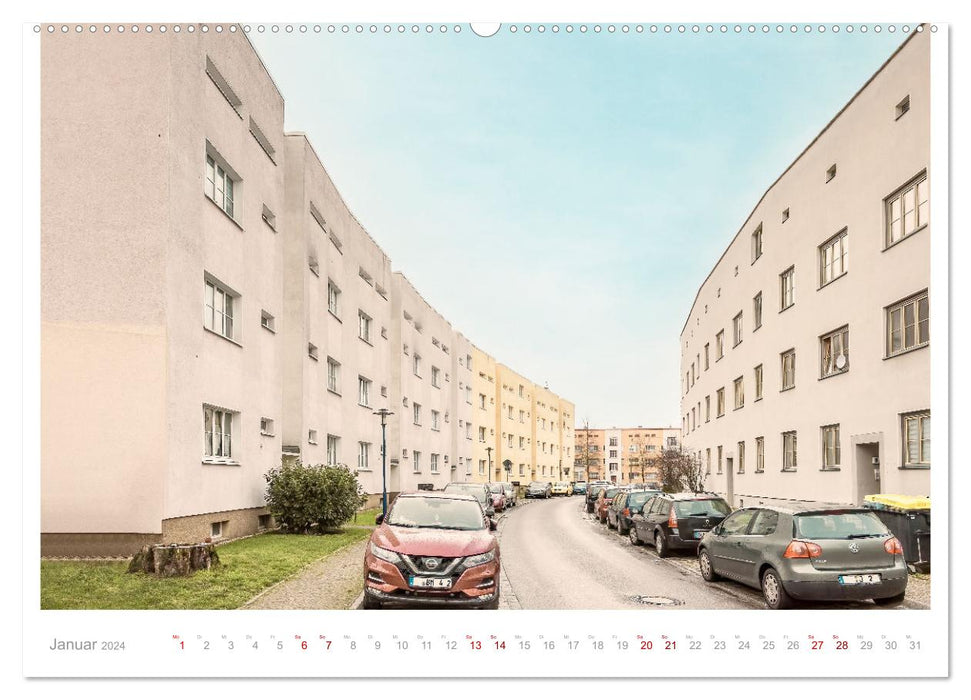 Magdeburg - Neues Bauen - Moderne - Bauhaus (CALVENDO Wandkalender 2024)