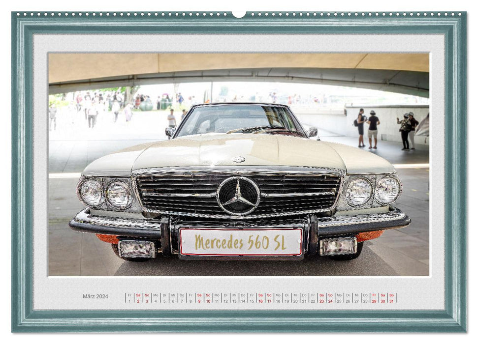 Classic cars looked in the face (CALVENDO wall calendar 2024) 