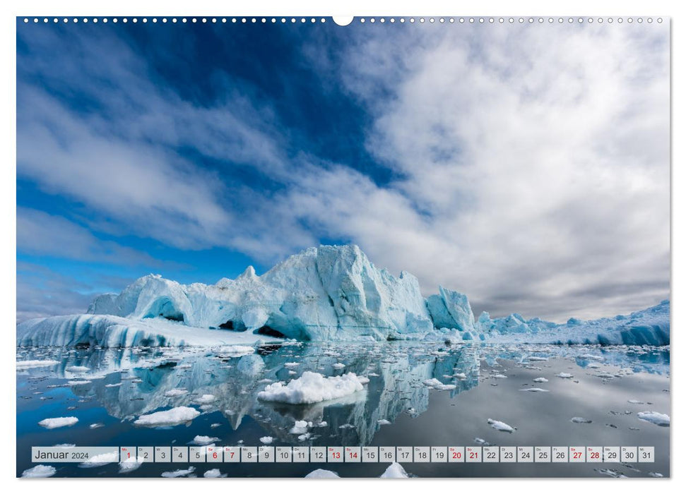 Eisgiganten der Arktis (CALVENDO Wandkalender 2024)