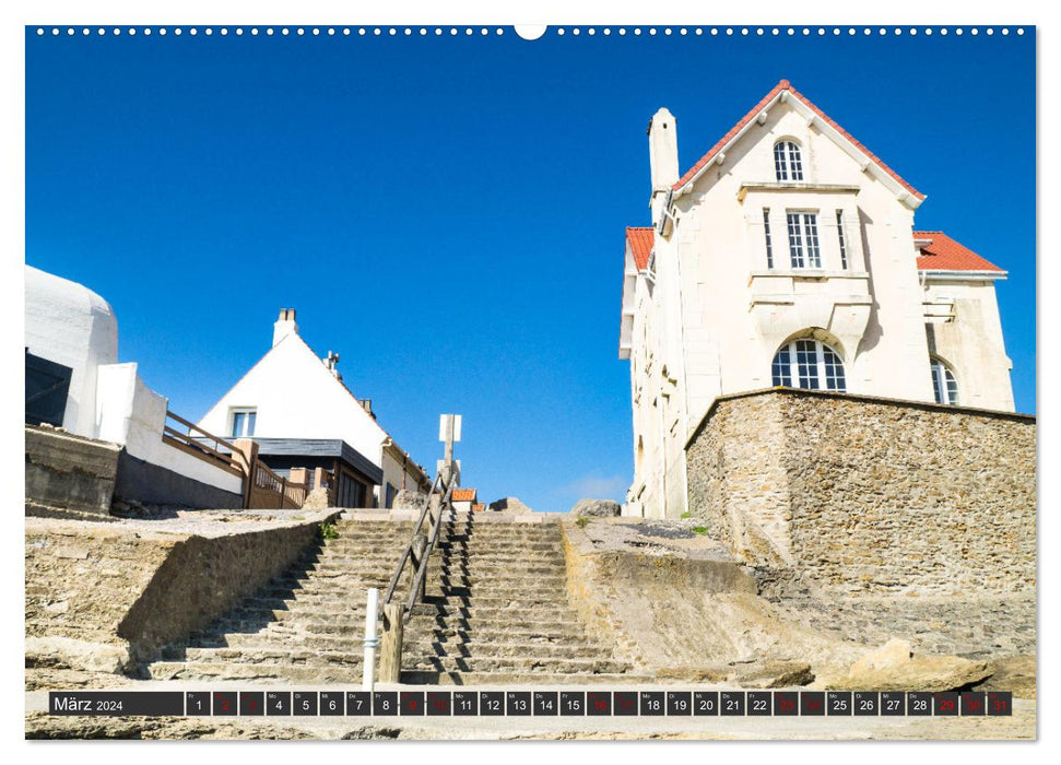 The North of France - Along the Côte d'Opale (CALVENDO Premium Wall Calendar 2024) 