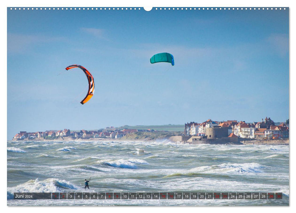 The North of France - Along the Côte d'Opale (CALVENDO Premium Wall Calendar 2024) 