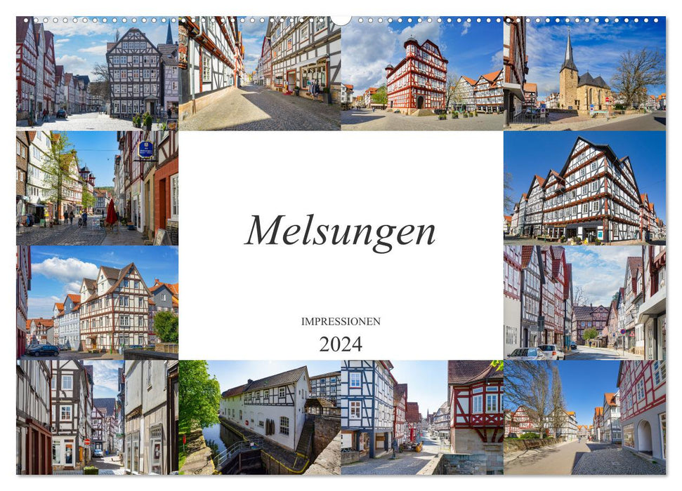 Melsungen impressions (CALVENDO wall calendar 2024) 