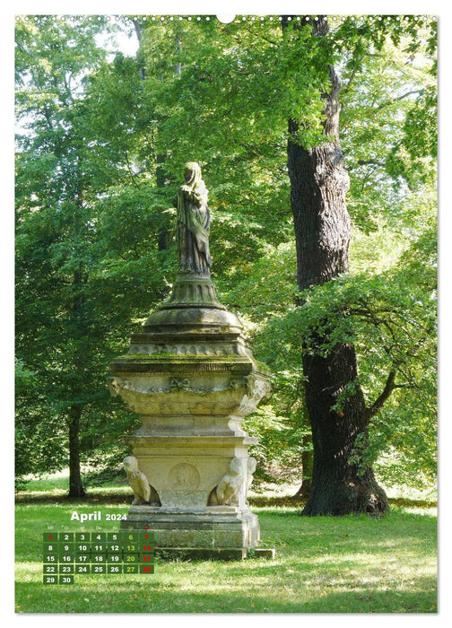 Wörlitzer Park and Luisium - A romantic journey (CALVENDO wall calendar 2024) 