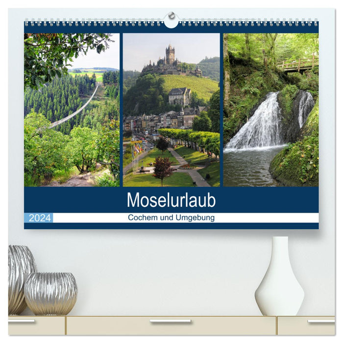 Moselle vacation - Cochem and surroundings (CALVENDO Premium Wall Calendar 2024) 