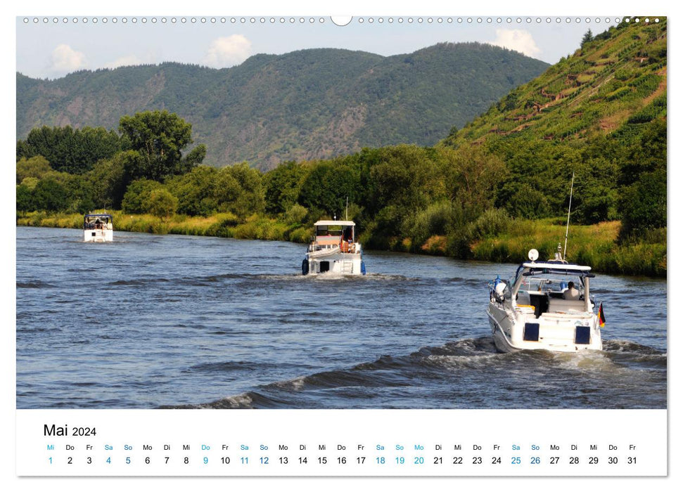 Moselle vacation - Cochem and surroundings (CALVENDO Premium Wall Calendar 2024) 