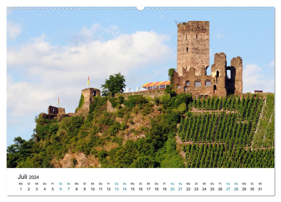 Moselle vacation - Cochem and surroundings (CALVENDO Premium Wall Calendar 2024) 