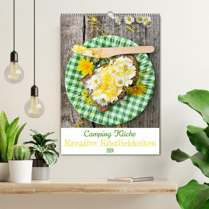 Camping kitchen - creative delicacies (CALVENDO wall calendar 2024) 