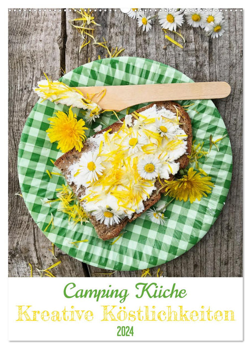 Camping kitchen - creative delicacies (CALVENDO wall calendar 2024) 