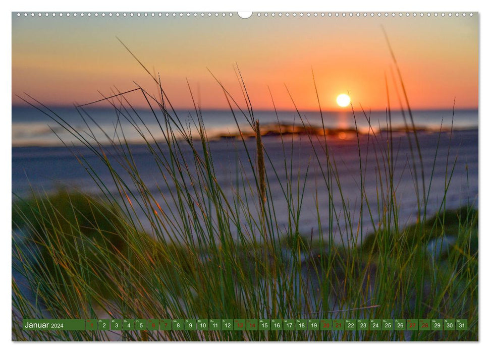 The West of Normandy - On the Coasts of the Cotentin (CALVENDO Wall Calendar 2024) 