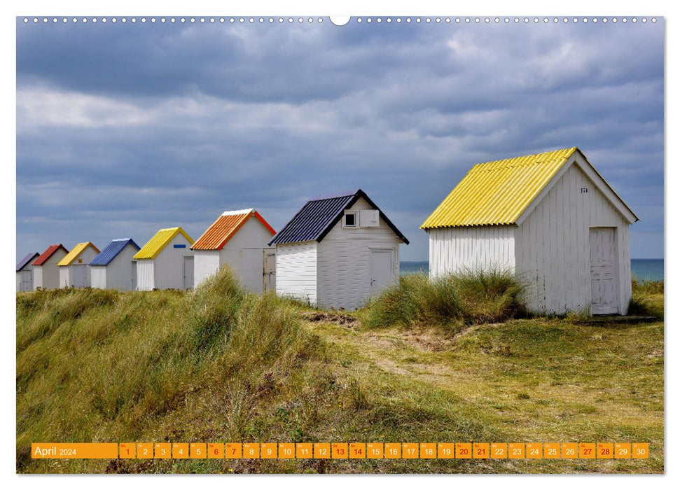 The West of Normandy - On the Coasts of the Cotentin (CALVENDO Wall Calendar 2024) 