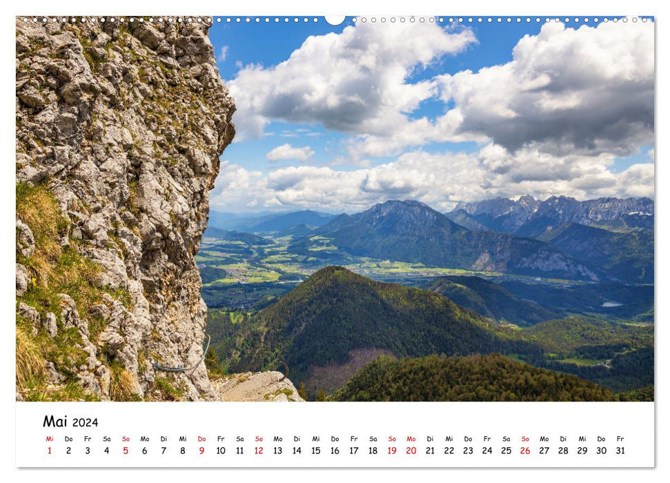 Bayerische Voralpen - traumhafte Perspektiven (CALVENDO Wandkalender 2024)