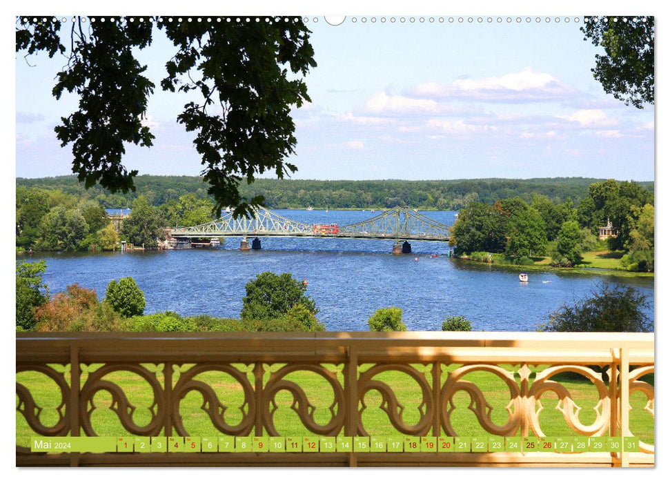 Berlin views with water (CALVENDO wall calendar 2024) 