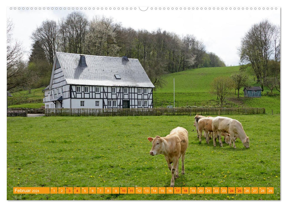 Das Sauerland - Mittelgebirge im Herzen Deutschlands (CALVENDO Premium Wandkalender 2024)