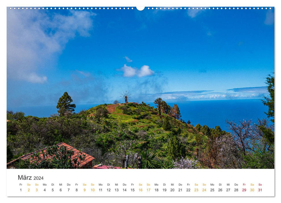 La Palma - Isla Bonita - Landschaften der Kanarischen Insel (CALVENDO Wandkalender 2024)