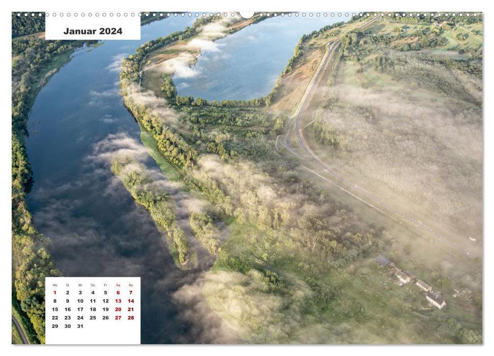 The Loire from the air (CALVENDO wall calendar 2024) 