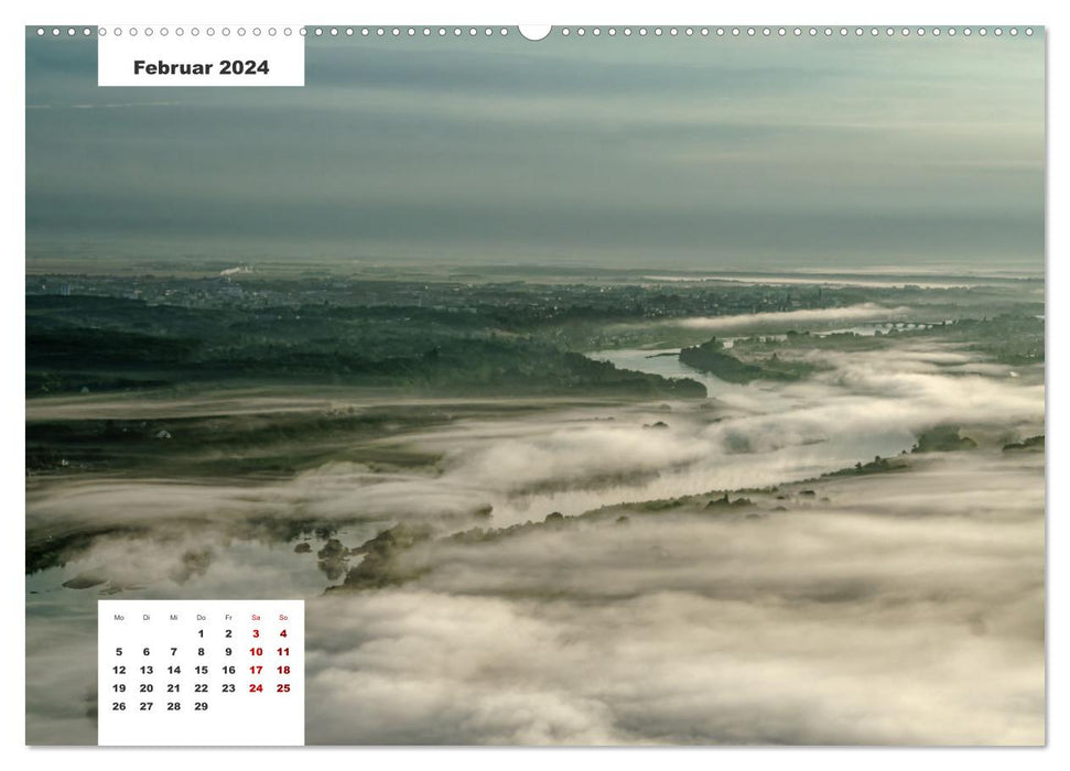 Die Loire aus der Luft (CALVENDO Wandkalender 2024)