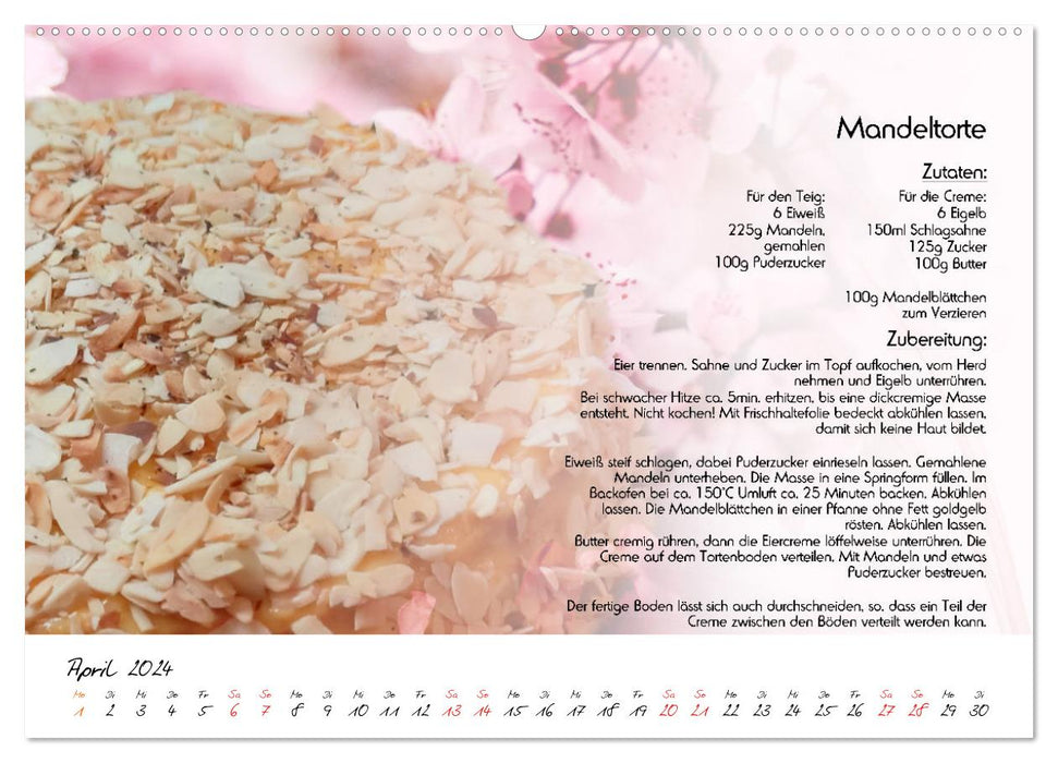 Tasty throughout the year (CALVENDO wall calendar 2024) 