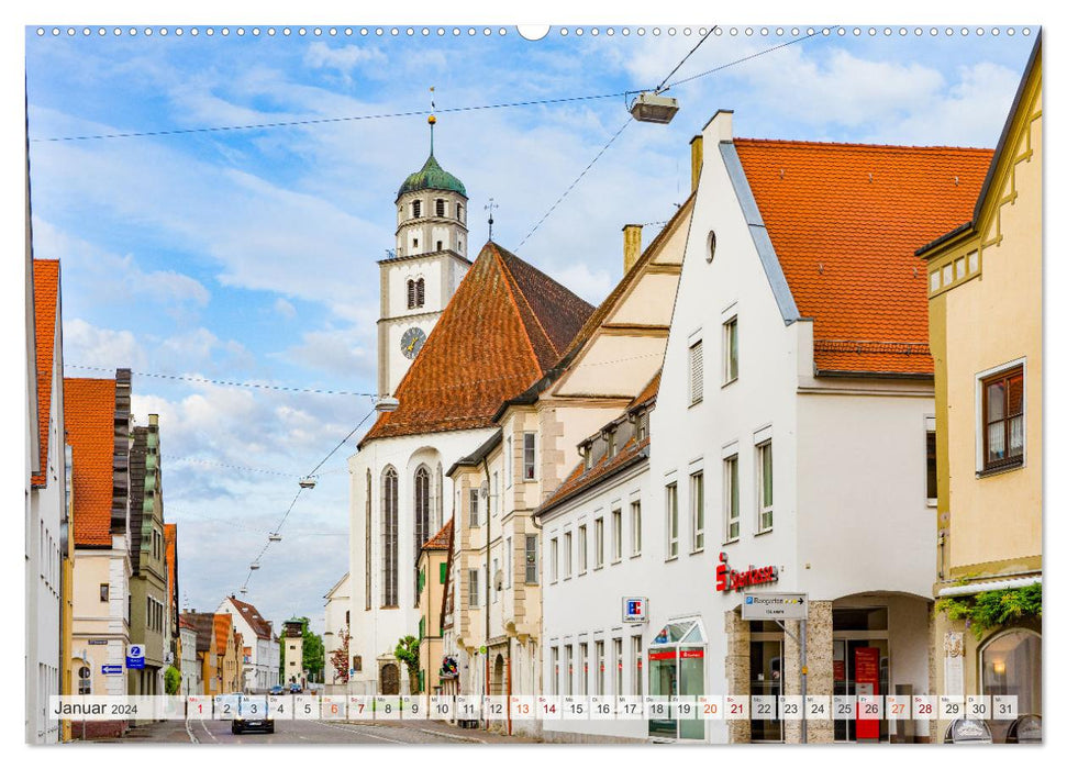 Lauingen Impressions (CALVENDO Premium Wall Calendar 2024) 