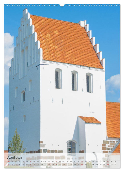 Dänemark - Historisches Fünen (CALVENDO Premium Wandkalender 2024)