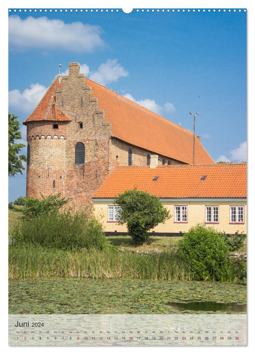 Denmark - Historic Funen (CALVENDO Premium Wall Calendar 2024) 