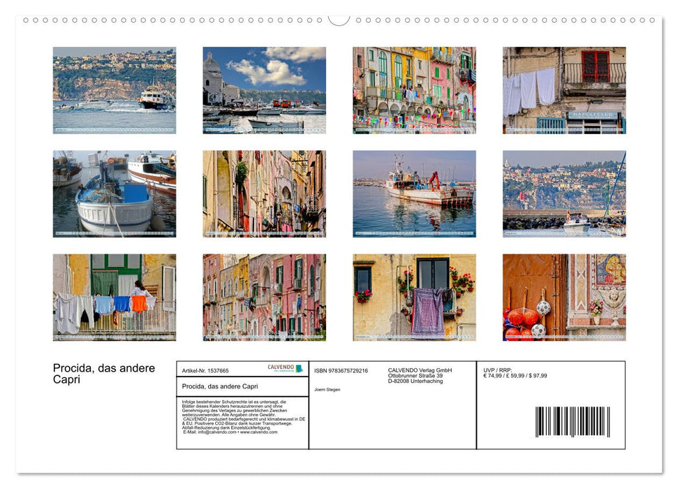 Procida, das andere Capri (CALVENDO Premium Wandkalender 2024)