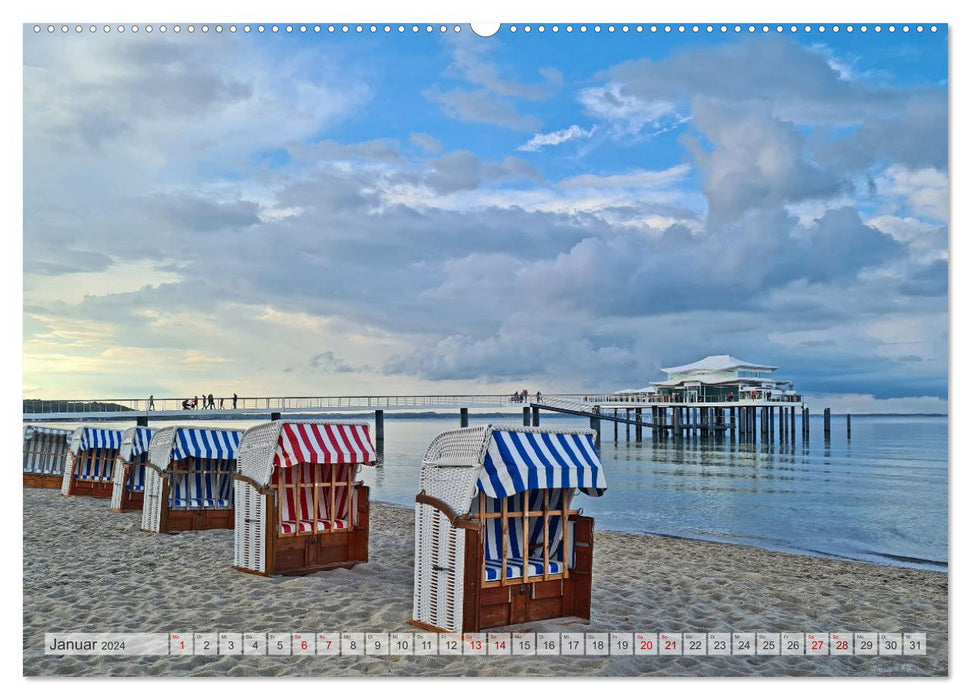 Timmendorfer Strand und Umgebung (CALVENDO Premium Wandkalender 2024)