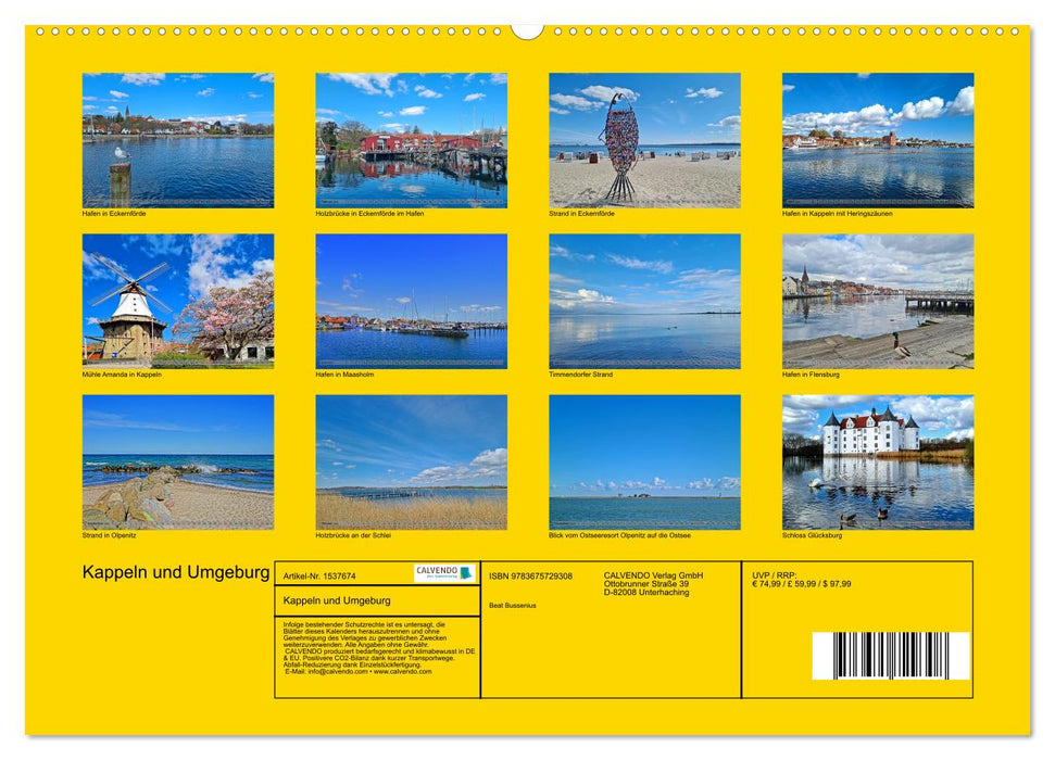 Kappeln und Umgebung (CALVENDO Premium Wandkalender 2024)