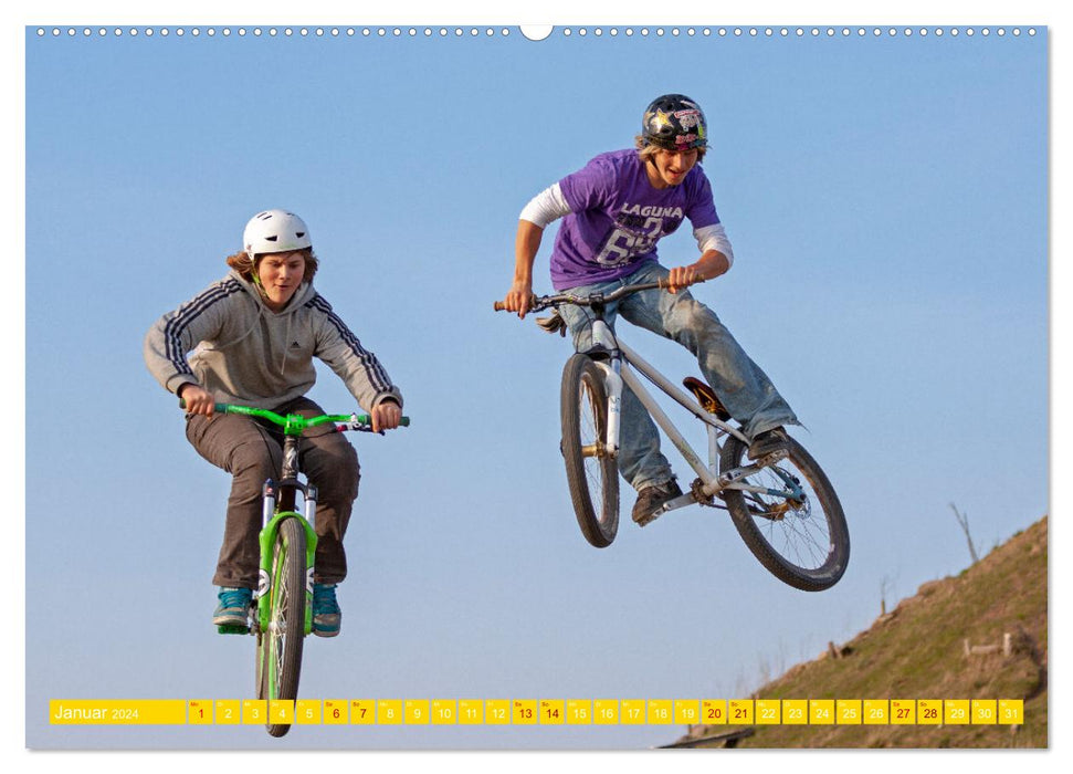 Games, sports, fun Active in the open air (CALVENDO Premium wall calendar 2024) 