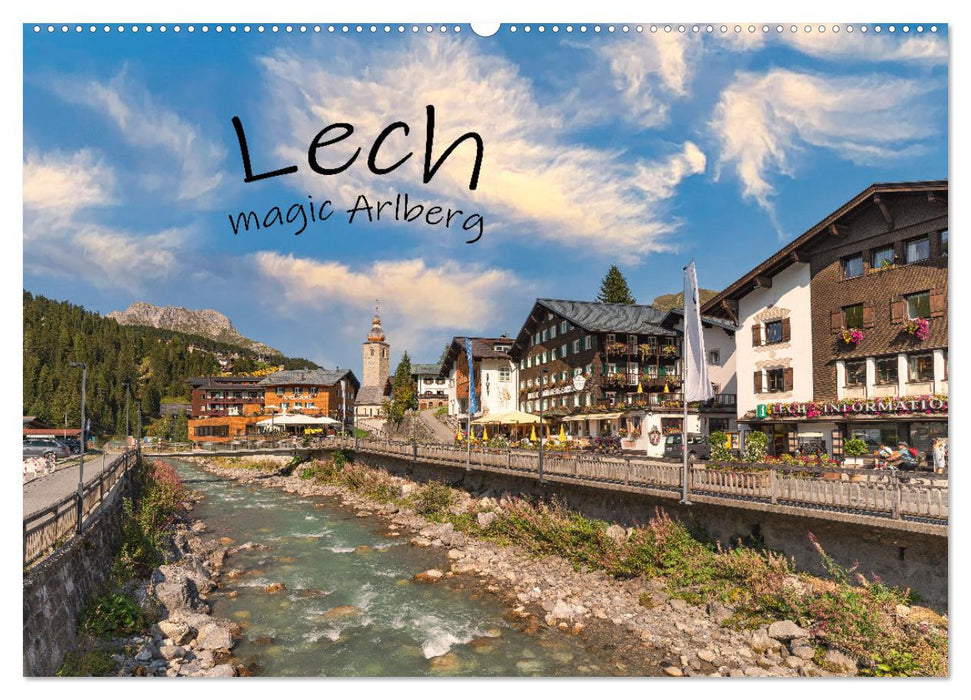 Lech - magic Arlberg (CALVENDO Wandkalender 2024)