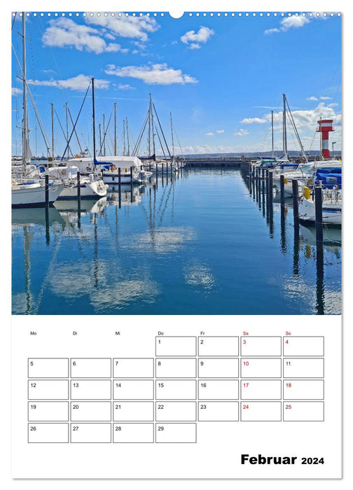 Kappeln and the surrounding area in spring (CALVENDO wall calendar 2024) 