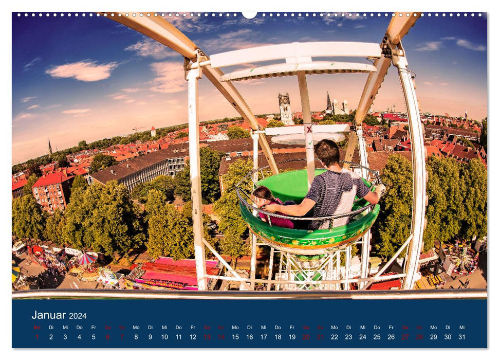 Abenteuer Münster - Echt jovel! (CALVENDO Wandkalender 2024)