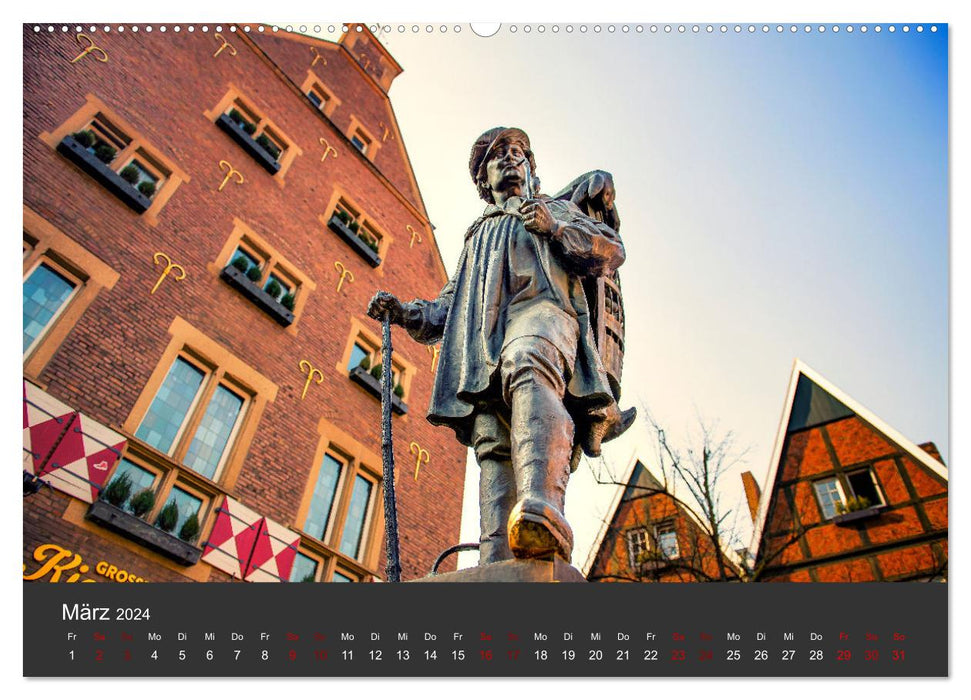 Abenteuer Münster - Echt jovel! (CALVENDO Wandkalender 2024)