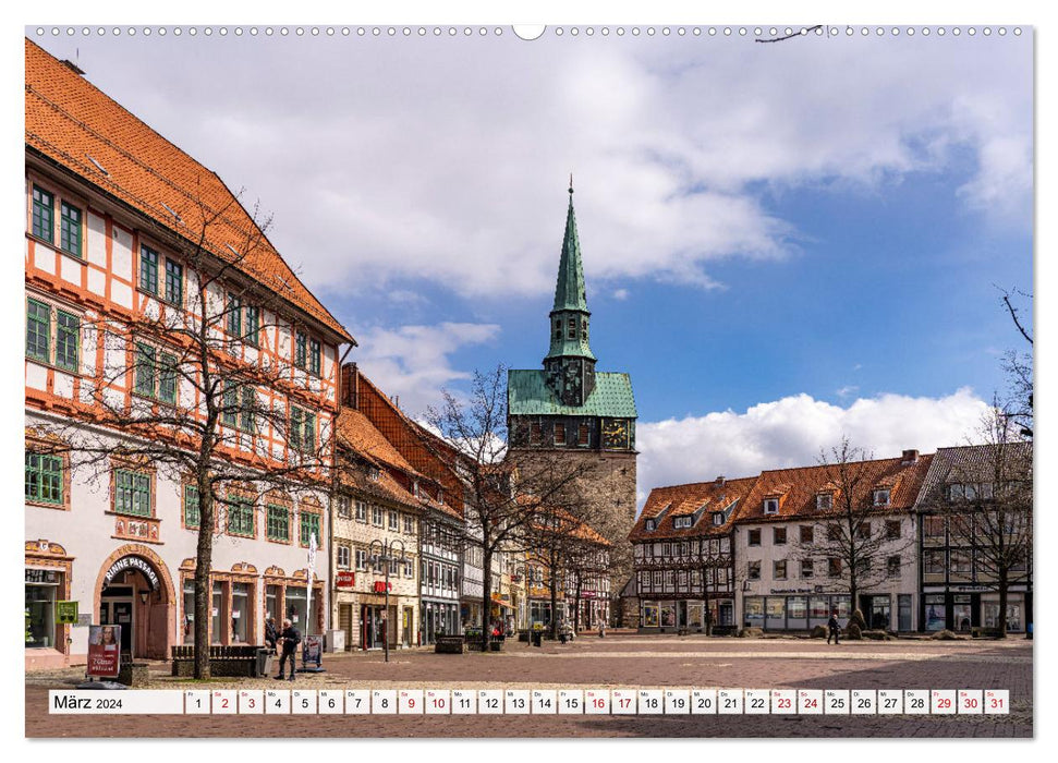 The German half-timbered road (CALVENDO Premium Wall Calendar 2024) 