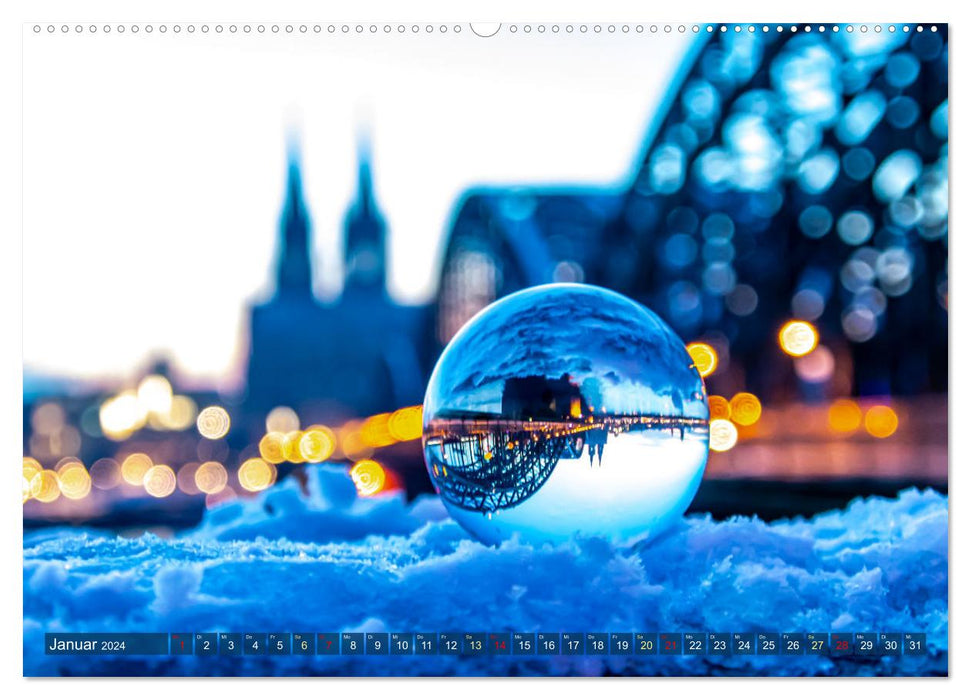 Cologne impressions by day and night (CALVENDO wall calendar 2024) 