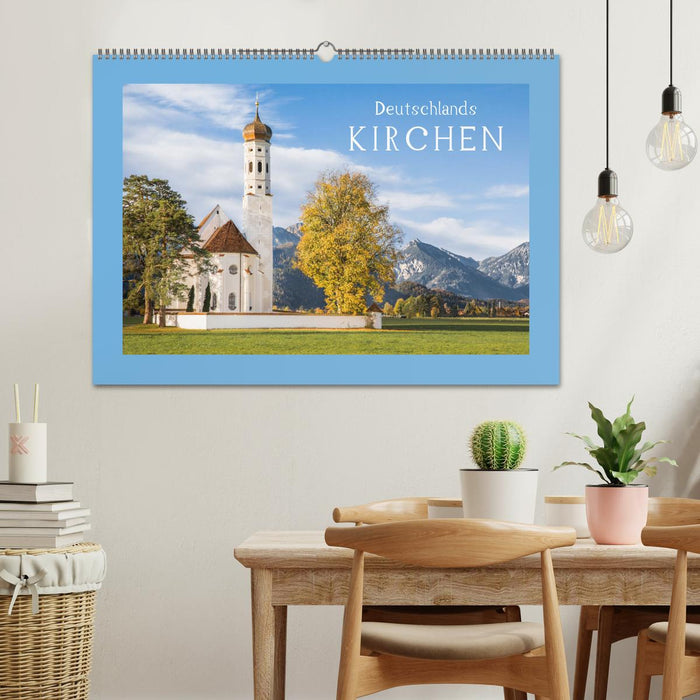 Germany's churches (CALVENDO wall calendar 2024) 