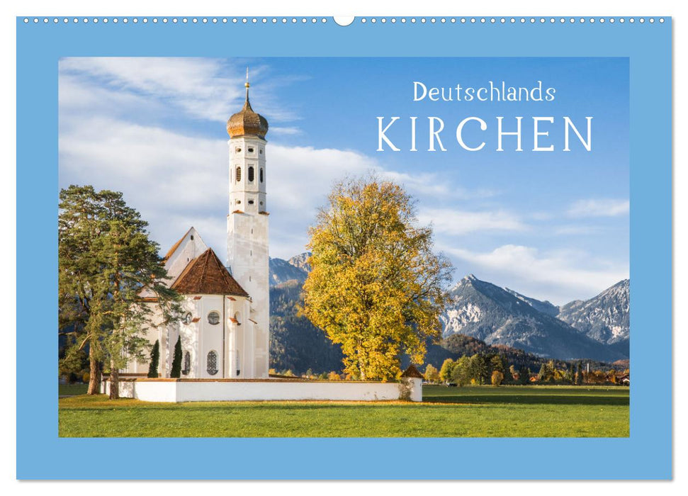 Germany's churches (CALVENDO wall calendar 2024) 