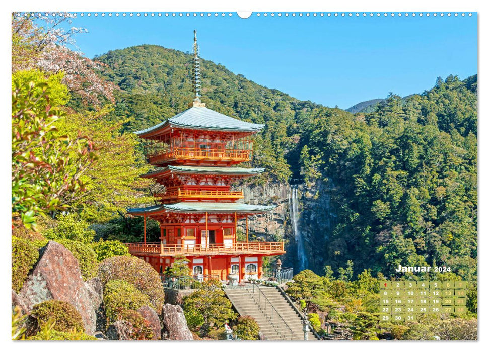 Japan: Discover the charms of the Far East (CALVENDO wall calendar 2024) 