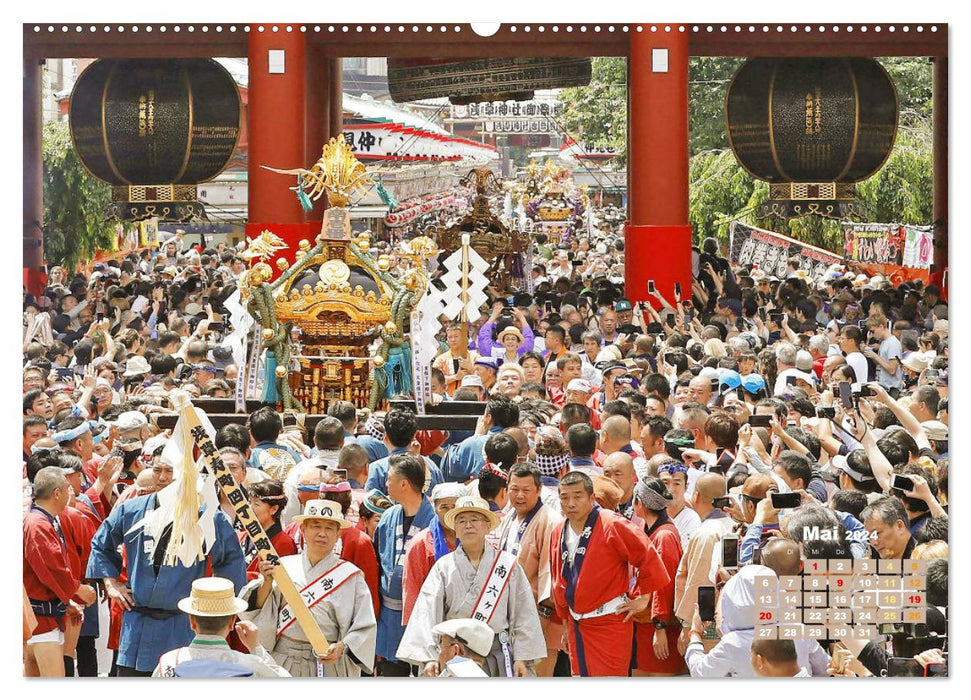 Japan: Entdecken Sie die fernöstlichen Reize (CALVENDO Wandkalender 2024)
