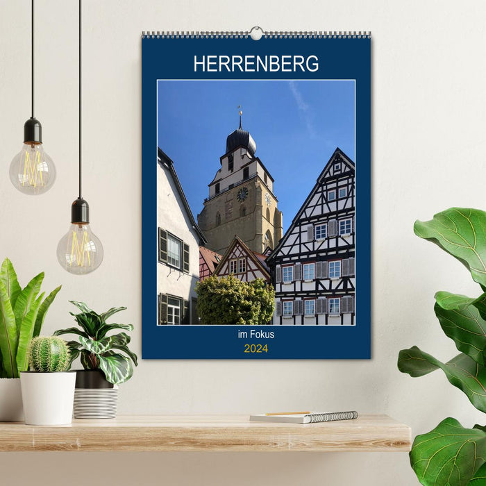 Herrenberg im Fokus (CALVENDO Wandkalender 2024)