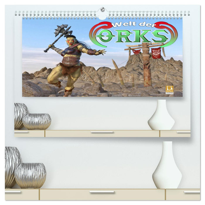 Welt der Orks (CALVENDO Premium Wandkalender 2024)