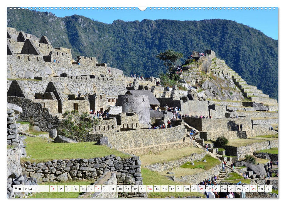 MACHU PICCHU, Perus berühmte Inkastadt (CALVENDO Wandkalender 2024)