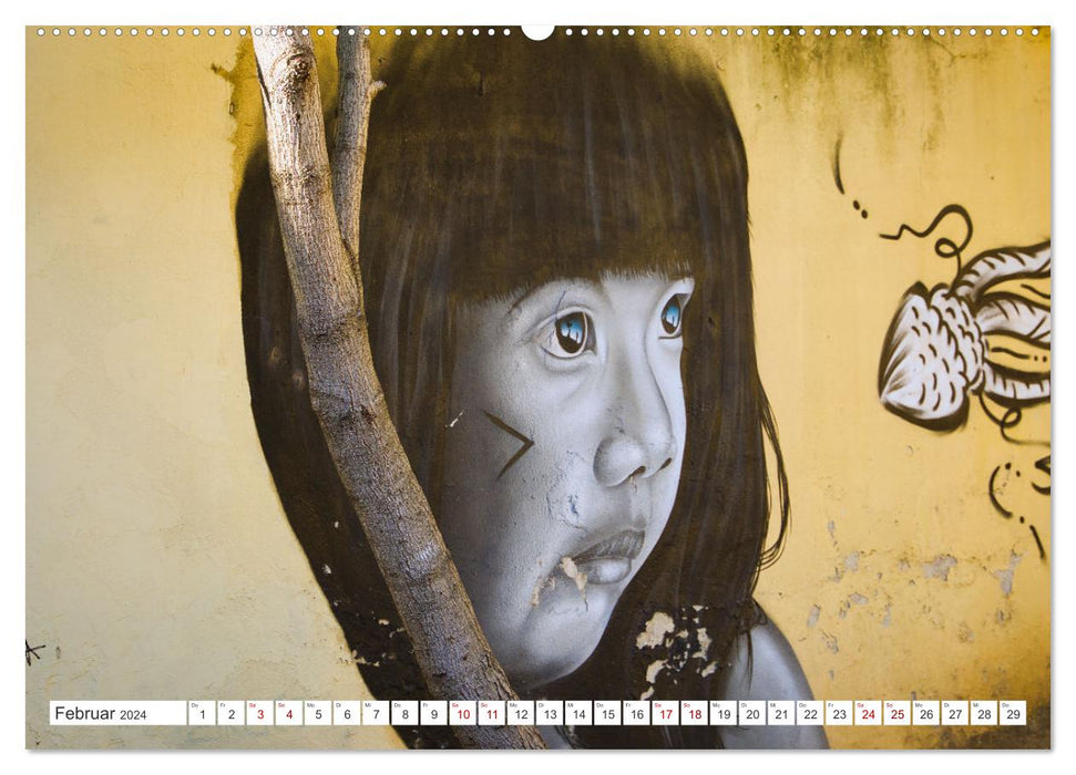 Graffiti: Die Kunst der Straße (CALVENDO Premium Wandkalender 2024)