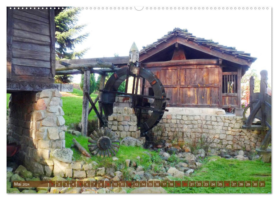 Gifhorn - Kleine Reise durch die Welt der Mühlen (CALVENDO Premium Wandkalender 2024)