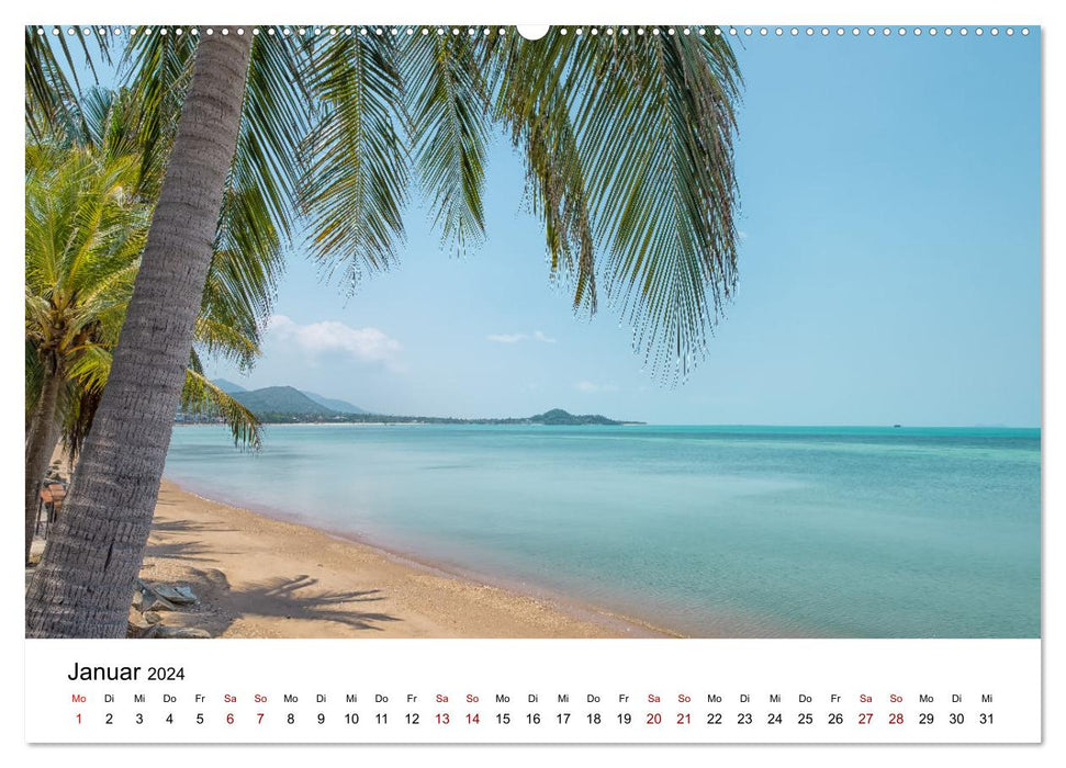 Die schönsten Inseln Thailands (CALVENDO Premium Wandkalender 2024)